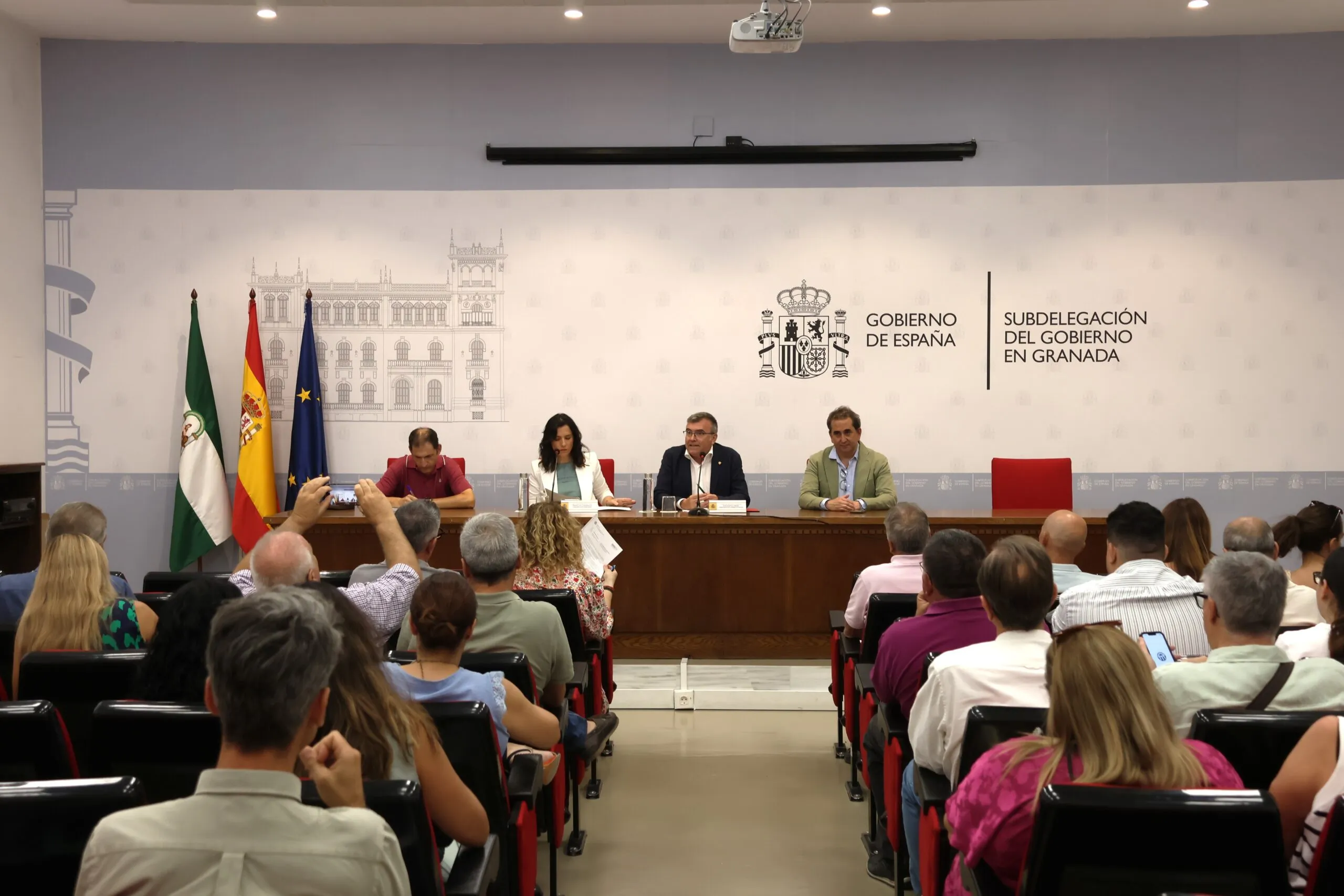 La Subdelegación del Gobierno coordina con la CHG y los ayuntamientos de Granada las actuaciones frente a los daños provocados por las borrascas