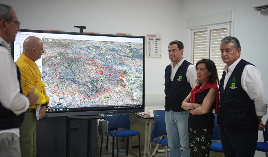 El incendio de Los Gallardos se da por estabilizado tras arrasar 7.000 hectáreas y se permite el regreso de los desalojados