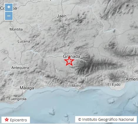 El primer gran terremoto en Gójar de 4.8 deja tres heridos y se han registrado 7 réplicas más, la mayor de 4.2