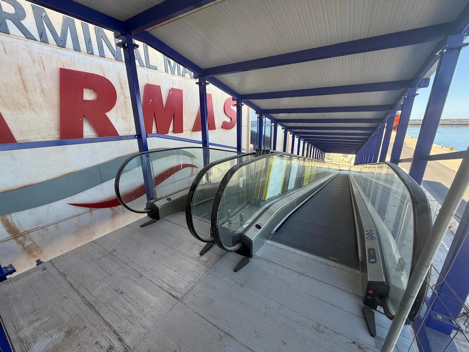 La Autoridad Portuaria retoma las obras de mejora de la estación marítima tras la temporada alta de pasajeros