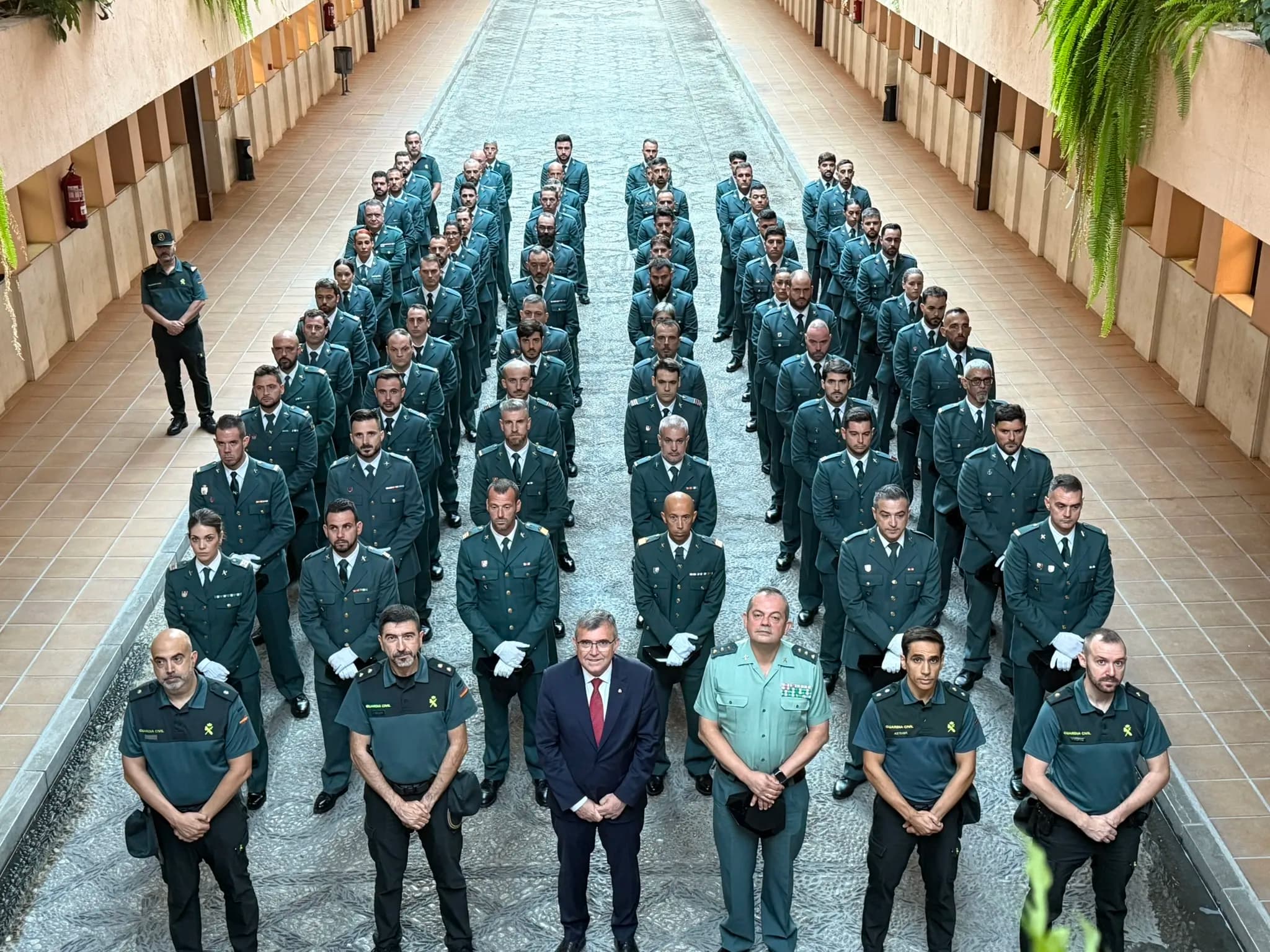 75 guardias civiles se incorporan a la Comandancia de Granada