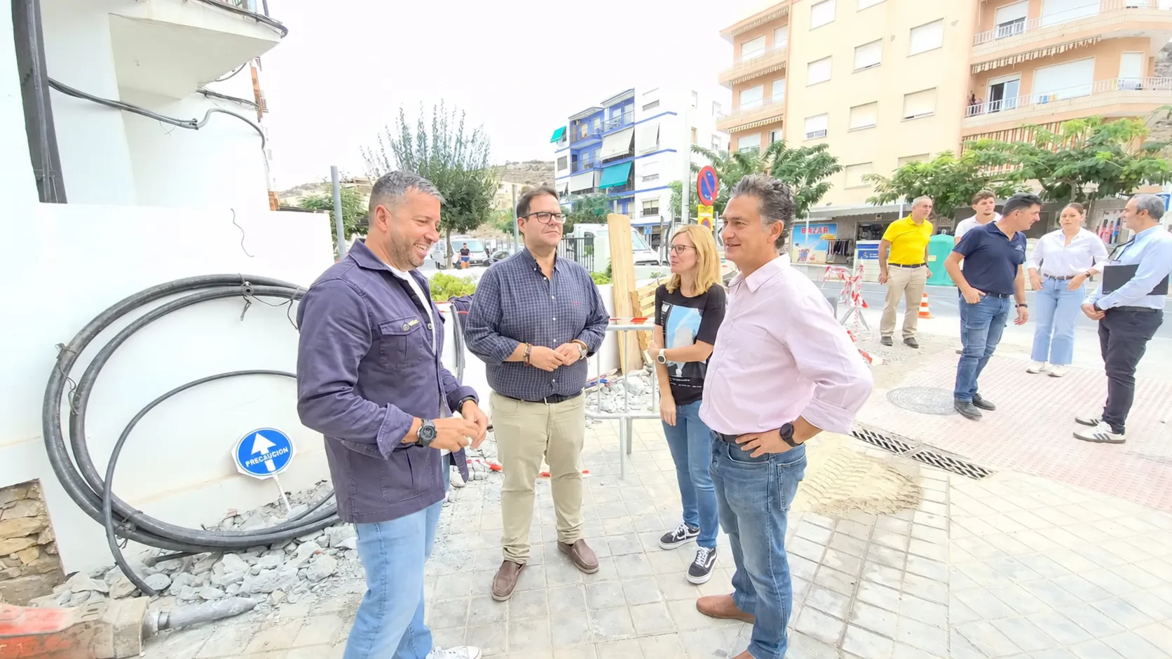 La calle Antúnez Correa de Torrenueva Costa renueva sus redes de agua, saneamiento y pavimentación