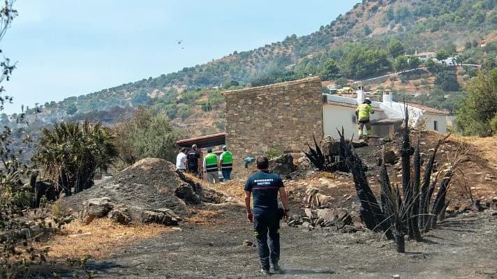 Las ayudas a los agricultores de Almuñécar y La Herradura afectados por el incendio de Peña Escrita entran en su recta final