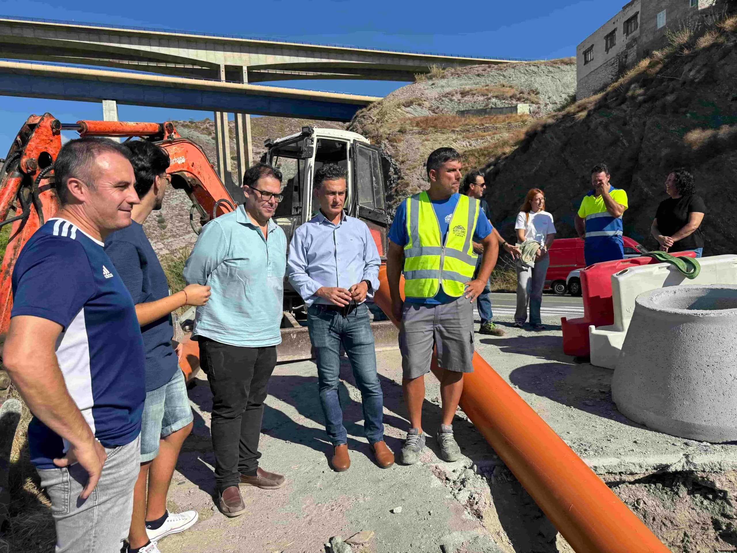 Mancomunidad acomete la renovación del saneamiento de Los Canalizos, en Albuñol