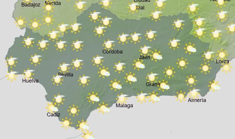 EL TIEMPO: Cielos parcialmente cubiertos y temperaturas sin cambios significativos