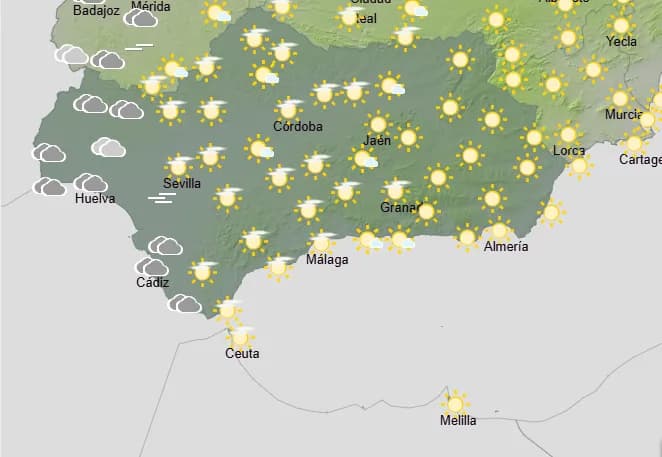 EL TIEMPO: Cielos parcialmente cubiertos y temperaturas a la baja