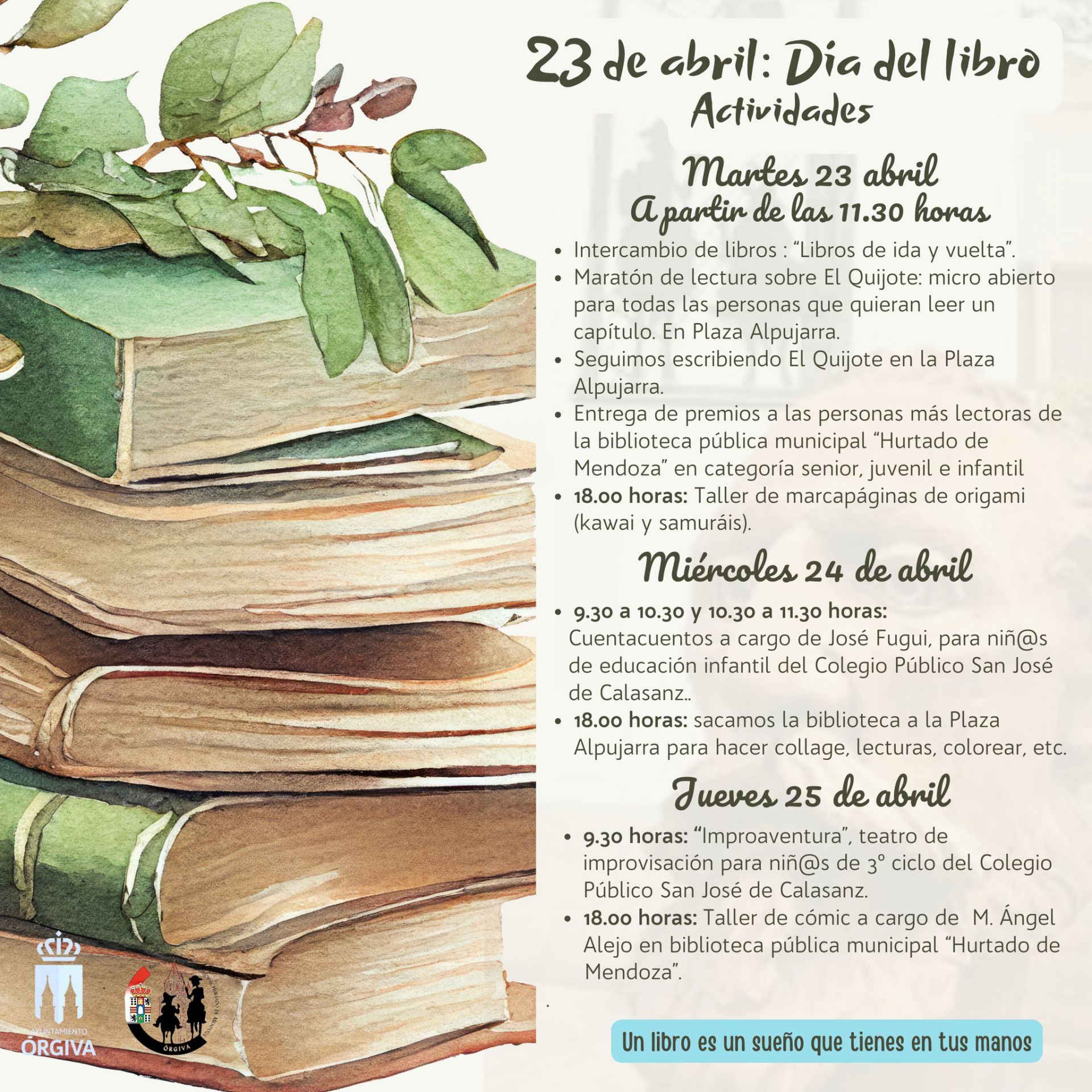 Intercambio De Libros Y Maratón De Lectura Para Celebrar El Día Del